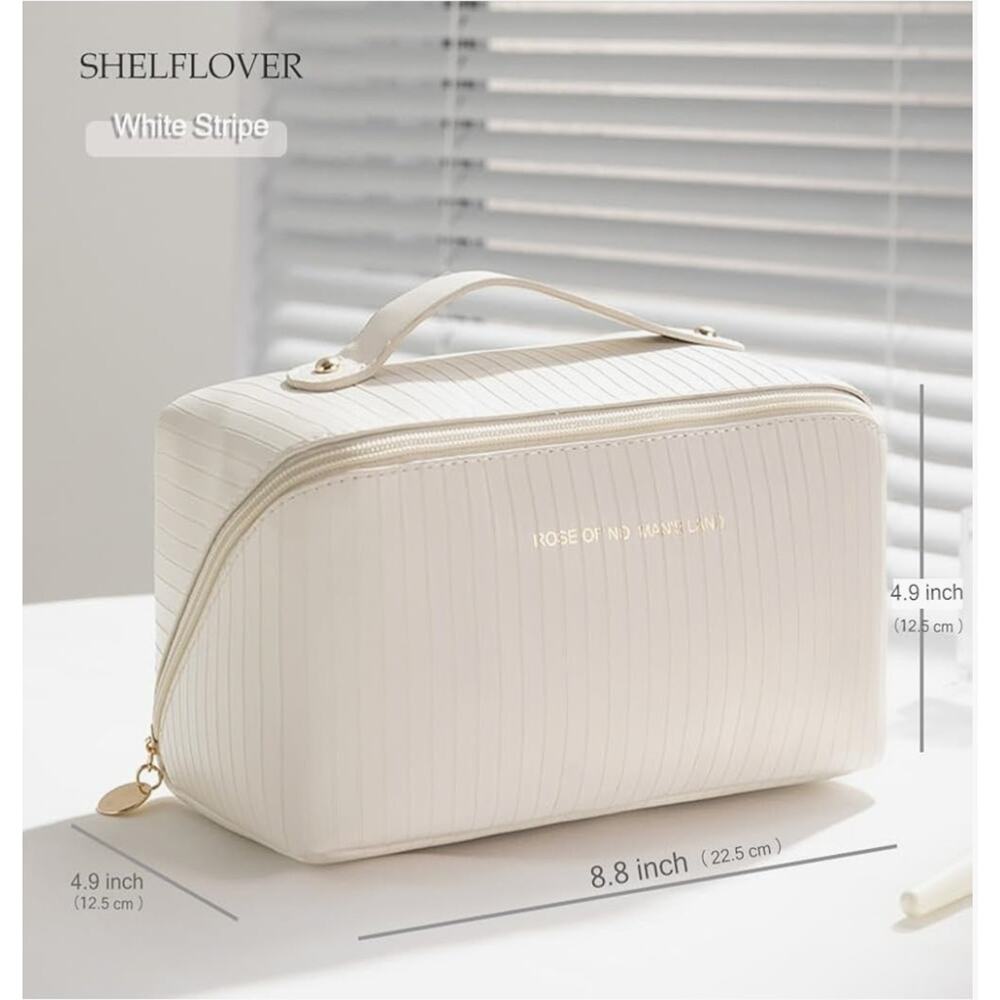 Travel Toiletry Bag Makeup Bag, Water-Resistent Cosmetic Bags for Women,... - Picture 2 of 4